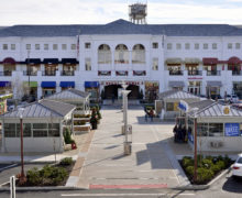 Atlas Park Kiosks - bird's eye view (front)